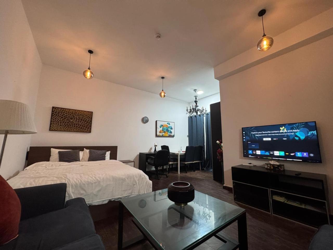 Sea View 1Br Apartment - Marina Pinnacle Dubai Buitenkant foto